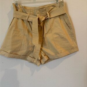 Vanilla Star Tan High Waist Shorts